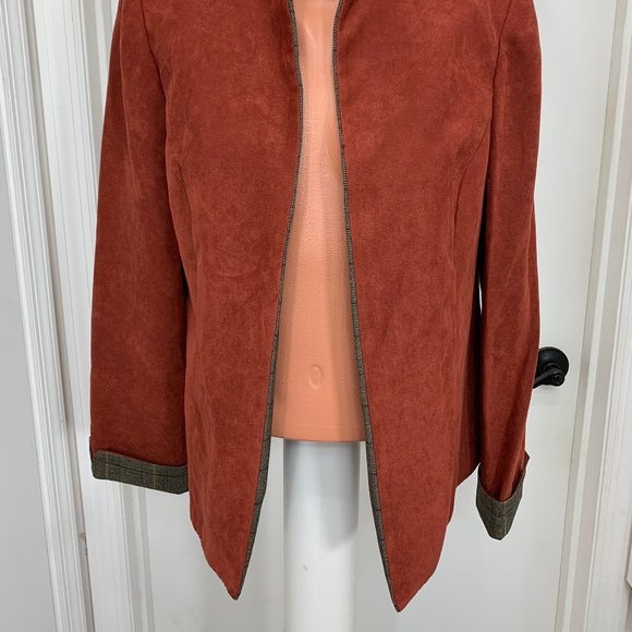 Perceptions New York suede look blazer size 8 - Picture 3 of 6